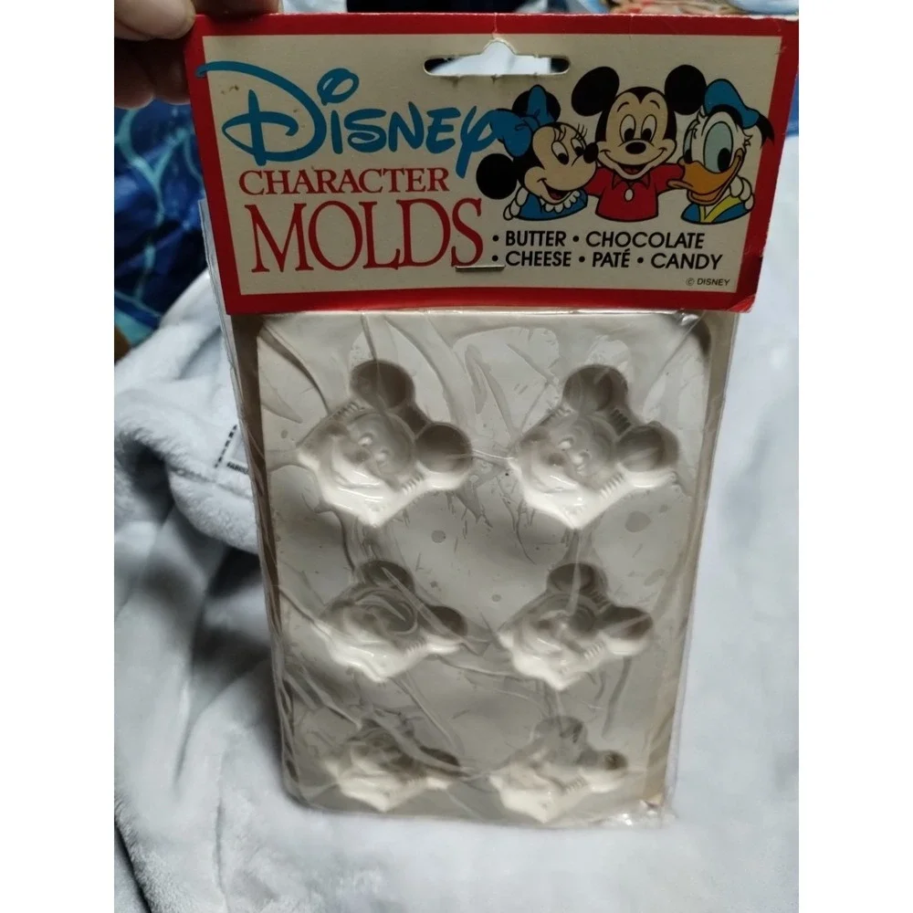 NEW Vintage Disney Mickey Mouse Molds‎ Chocolate Butter Cheese Pate Candy NIB
